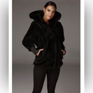 *NEW* JLUXLABEL Black Faux Shearing Jacket